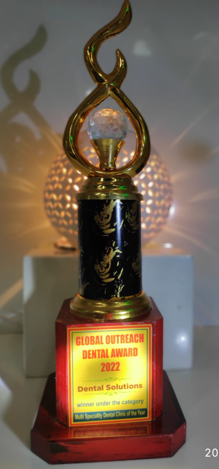 Global Outreach Dental Award 2022 Trophy